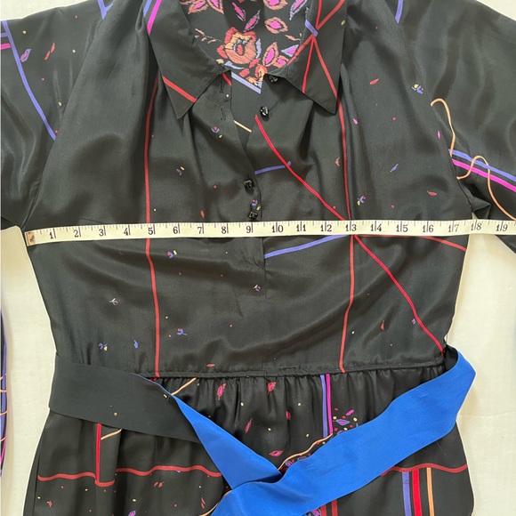 Oleg Cassini vintage short dress long sleeve + belt size 6 excellent condition - Picture 11 of 16